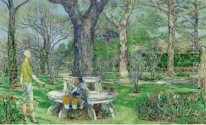 Golf In Early Spring, East Hampton, New York by Childe Hassam