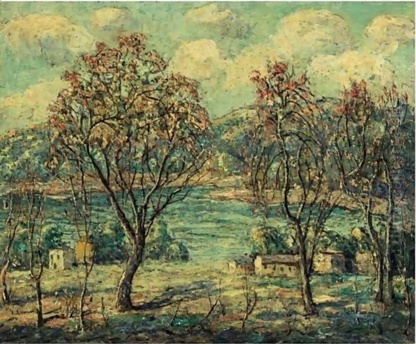 Red Buds In Bloom - view 1