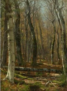 Wooded Interior by Thomas Worthington Whittredge