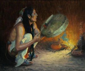 The Chant (The Tom Tom) by Eanger Irving Couse