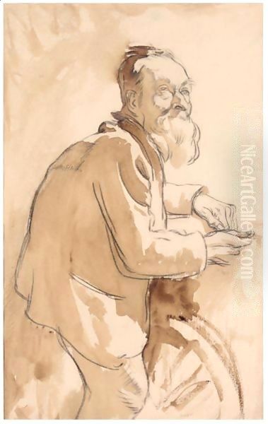 Study For 'Improvisation On A Barrel Organ' - view 1