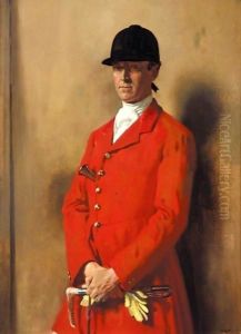 Portrait Of Captain Marshall Roberts, Master Of The South Notts Foxhounds