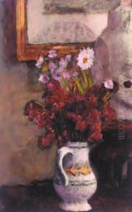 Flowers In A Breton Jug by Roderic O'Conor