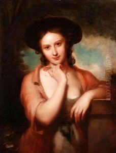 Portrait Of Miss Bradley by William Bradley