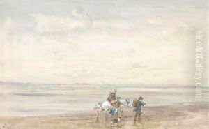 Crossing The Sands 2 by David Cox
