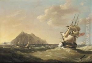 Ships Off Palermo by George Webster