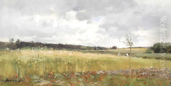 Figures In A Field - view 1