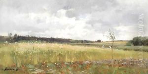 Figures In A Field by Pierre-Emmanuel Damoye