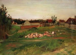 French Farm by Abraham Mintchine