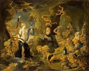 The Temptation Of St. Anthony by Matheus van Helmont
