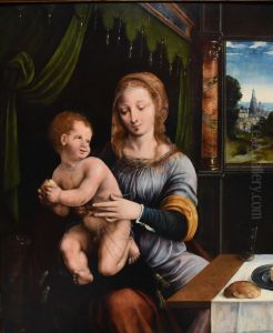 Madonna And Child by Joos Van Cleve