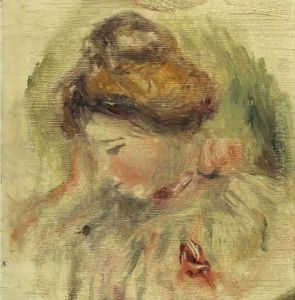 Tete De Femme 3 by Pierre Auguste Renoir