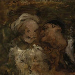 Crespin Et Silvestre by Honore Daumier
