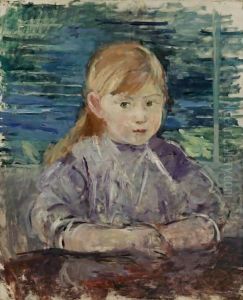Fillette En Mauve by Berthe Morisot