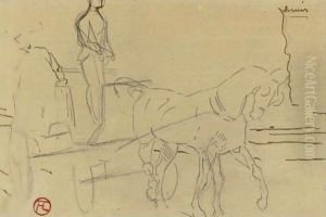 Caleche by Henri De Toulouse-Lautrec