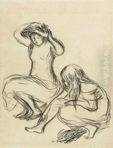 Jeunes Filles by Pierre Auguste Renoir