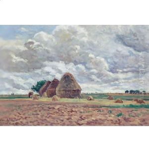 Eragny, Les Meules by Maximilien Luce