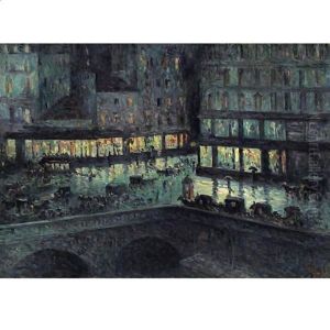 La Samaritaine, La Nuit by Maximilien Luce