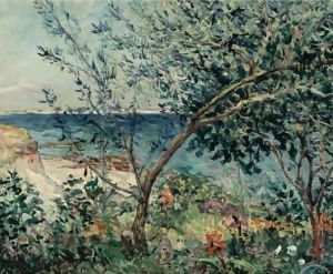 Jardin Au Bord De La Mer, Kerhostin, Morbihan by Maxime Maufra