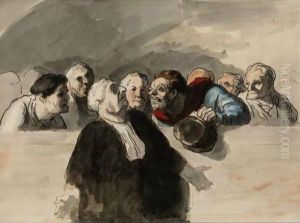 Le Defenseur by Honore Daumier