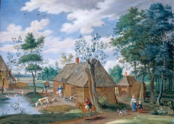 A Pastoral Landscape With A Farm - view 1
