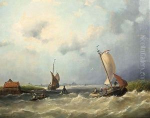 Shipping Off The Dutch Coast