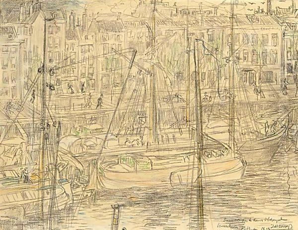 A View Of The Leuvehaven, Rotterdam - view 1