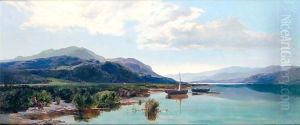 The Morning Catch In The Highlands by Sidney Richard Percy