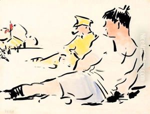 Football by Francis Campbell Boileau Cadell