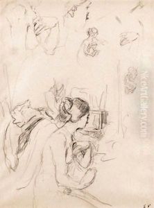 Etudes De Nu by Jean-Edouard Vuillard
