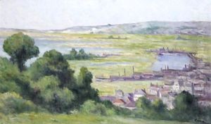 Honfleur, La Cote De Grace by Maximilien Luce