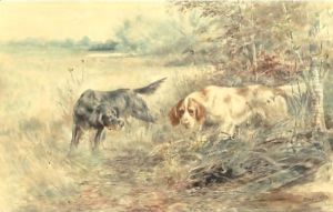 Setters In The Field by Edmund Henry Osthaus