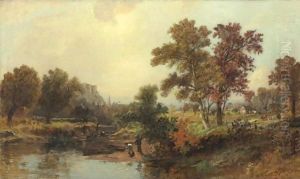 An October Day by Jasper Francis Cropsey