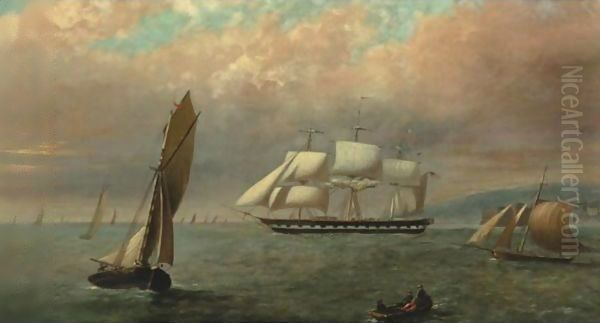 American Ship Outside Harbor - view 1