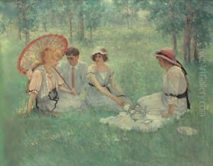 Tea On The Grass by Dawson Dawson-Watson