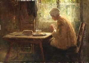 The Evening Meal by Evert Pieters