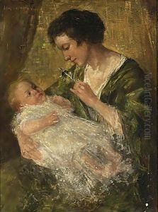Mother And Child by Willem Maris