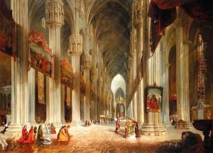 A Interior View Of Milan Cathedral