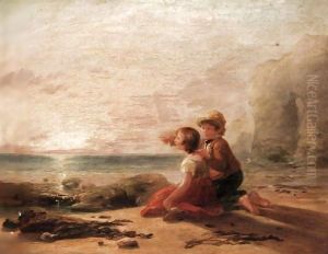 Children On The Shore by William Collins