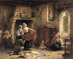 Le Marchand D'Etoffes by Pierre Jean Edmond Castan