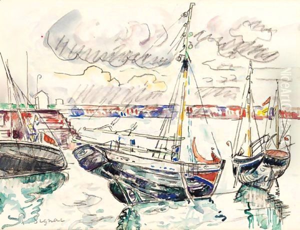 Barques Au Port - view 1