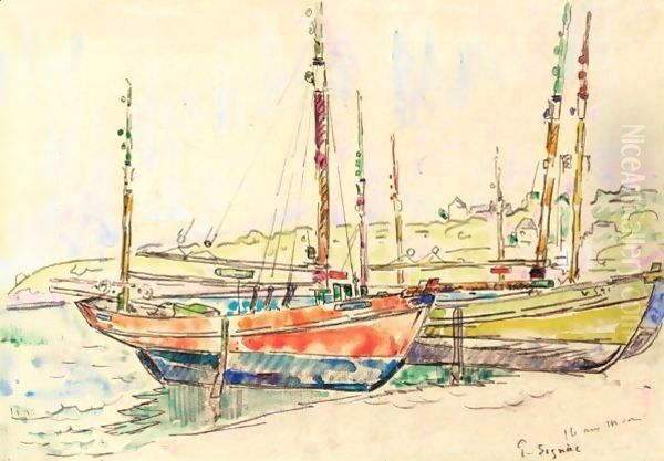 Barques Sur La Berge - view 1