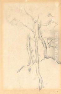 L'Arbre by Paul Cezanne