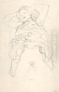 Kniender Halbakt (Kneeling Half-Nude)