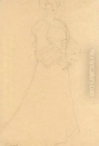 Stehende Dame Nach Rechts (Standing Lady Turned To The Right)