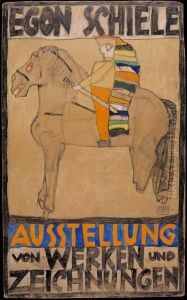 Plakat (Pferd Und Reiter) by Egon Schiele