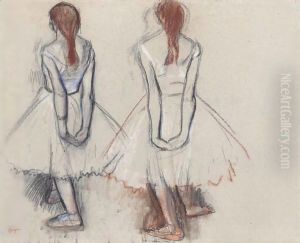 Etude De Danseuses by Edgar Degas