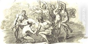 Sketches With Figures by Pierre-Paul Prud'hon