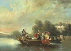 Elegant Boating Party by James Holland