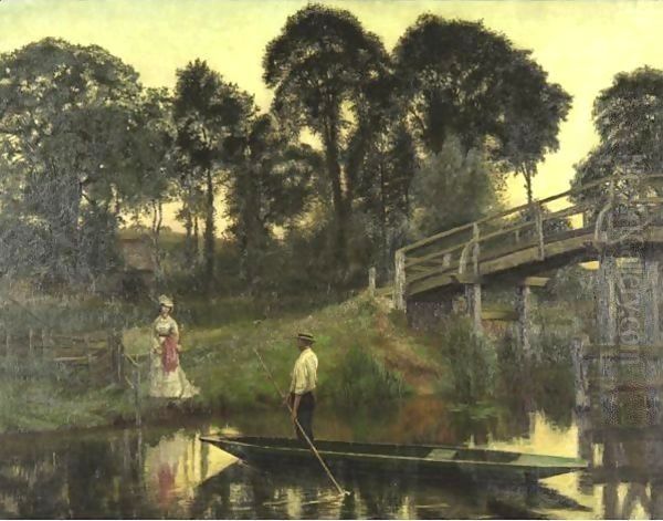 Punting On The River - view 1